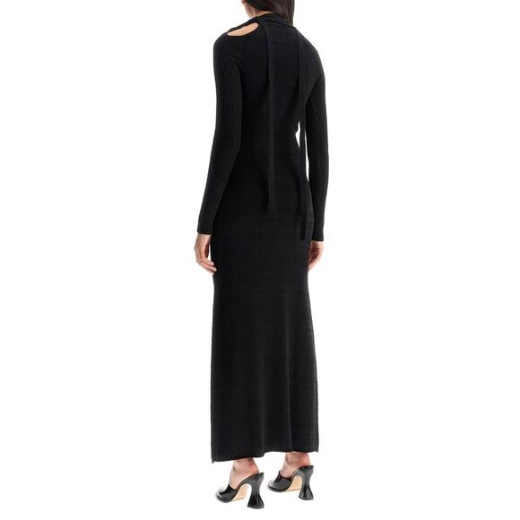 Y Project Women's Maxi Knit Dress In Italian - Picture 3 of 4